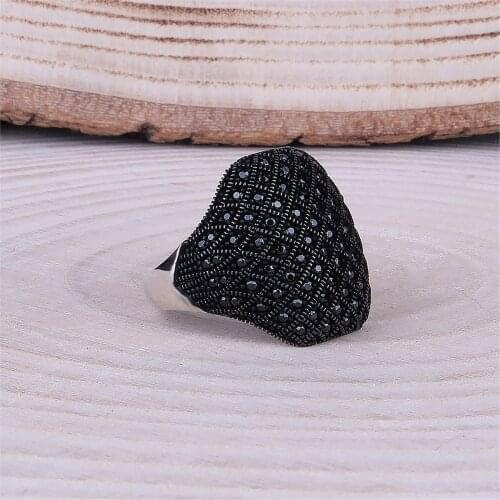 Micro 925 Sterling 925 K Silver Men 'S Ring