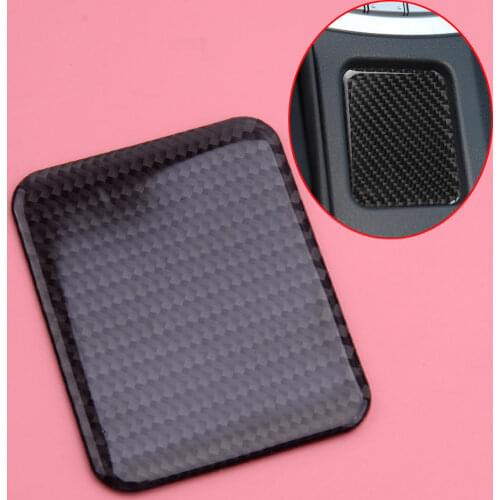 Black Carbon Fiber Texture Seat Heating Button Sticker Frame Cover Trim Fit For Subaru BRZ Toyota 86 2013 2014 2015 2016-2019