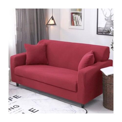 Solid Color Sofa Cover Cotton Elastic Sofa Cover for Living Room funda sofa Couch Cover Sofa Towel Protect Furniture Slipcovers