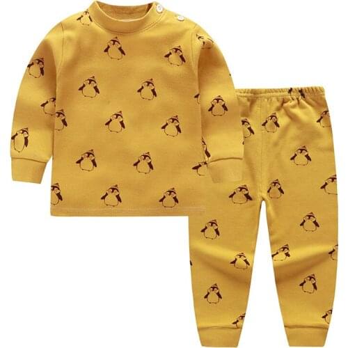 ZWY653 Fashion Children Clothes Spring Autumn Girls Clothing Set Boys Cotton T-Shirt Pants 2Pcs Sets Casual Kids Tracksuits