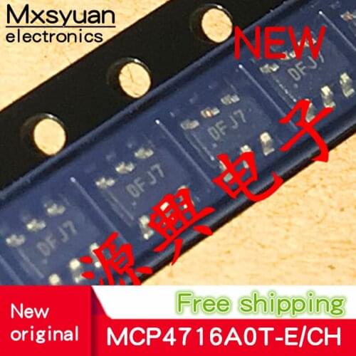 10pcs~50pcs/LOT MCP4716A0T-E/CH MCP4716AOT-E/CH MCP4716A0T DF** SOT23-6 New original