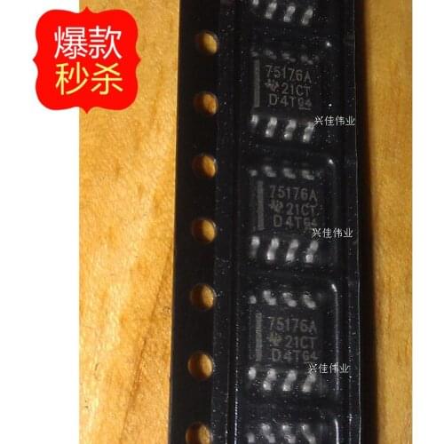 10PCS New SN75176ADR 75176A SOP8 package Differential Bus Transceiver