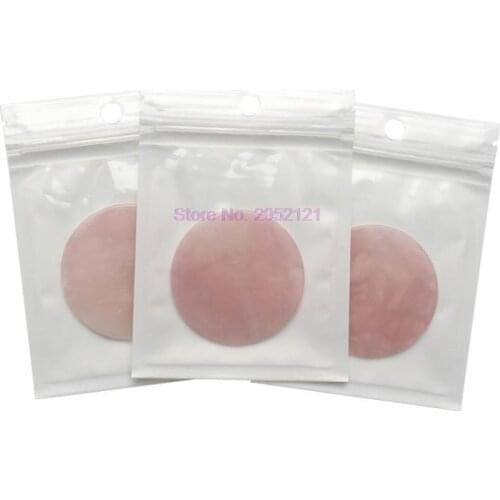100pcs pink eyelash Extension Jade Stone Glue Lashes Adhesive Pallet Fake EyeLash Extension Stand Holder