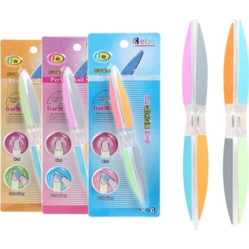 6 Sided Nail Art Shiner Buffer Buffing Block File New