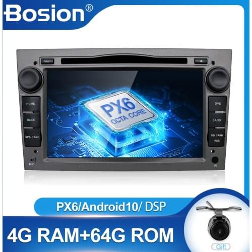 Bosion 2 din Android 10 Car multimedia tape recorder GPS DVD Player For Opel Astra H Vectra Corsa Zafira B C G BT wifi 4G+64G