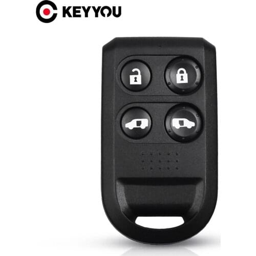 KEYYOU Remote Car Key Shell For Honda Odyssey 2005-2010 2009 2008 2007 2006 4 Button Automobiles Auto Case