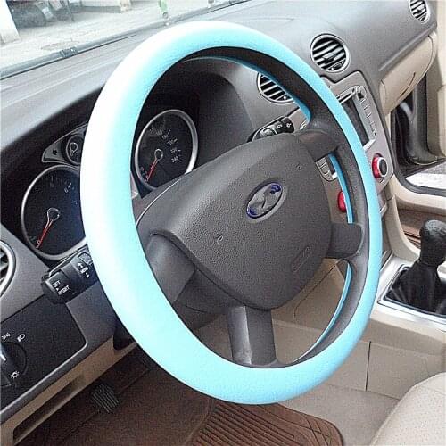 Four Seasons General Motors Silicone Steering Wheel Cover for Mitsubishi ASX Outlander Lancer Evolution Pajero Eclipse Grandis