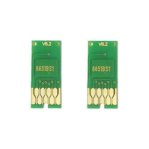 CISSPLAZA 5pcs one time Chips T8651 T8651XL compatible for EPSON WorkForce Pro WF-M5191 WF-M5190 WF-M5690 Printers