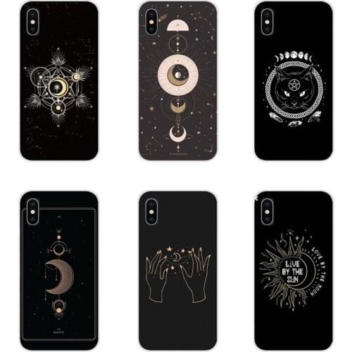 For Samsung Galaxy A3 A5 A7 A9 A8 Star A6 Plus 2018 2015 2016 2017 Accessories Phone Shell Covers Augur Moon Tarot Divine
