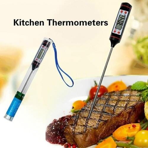 Kitchen Electronic Digital Thermometer Cooking Food Probe for Meat Water Milk Electronic oven thermometer for barbecue