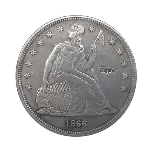 1866 Seated Liberty Dollar COINS COPY