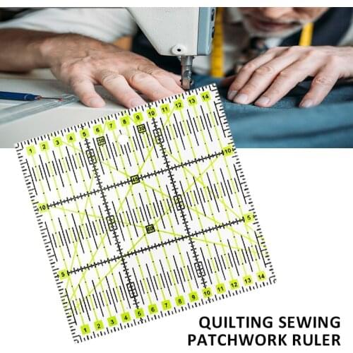 Quilting Sewing Patchwork Ruler Transparent Plastic Patchwork Ruler Yardstick Cutting Clothes DIY Measuring Tools Stationary