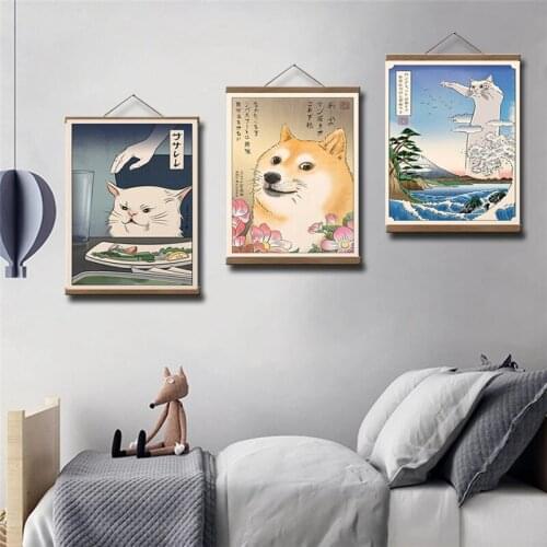 21-70 cm Painting Frame Magnetic Wooden Hanger Wood Photo Frame Painting Canvas Poster Frame Canvas Frame Art Hanger Christmas