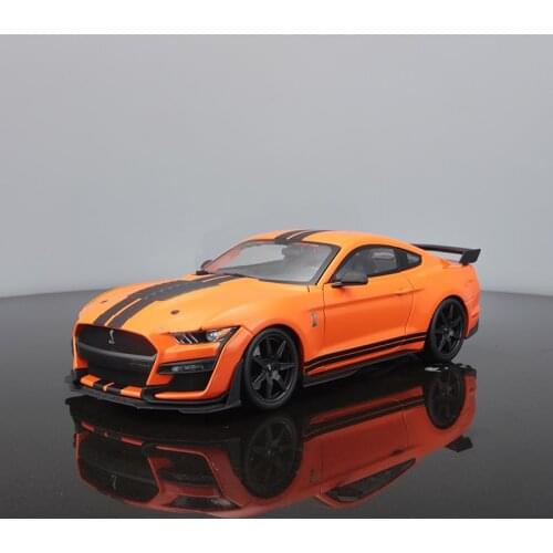 Maisto 1:18 2020 New Ford Shelby GT500 orange Alloy Retro Car Model Classic Car Model Car Decoration Collection gift