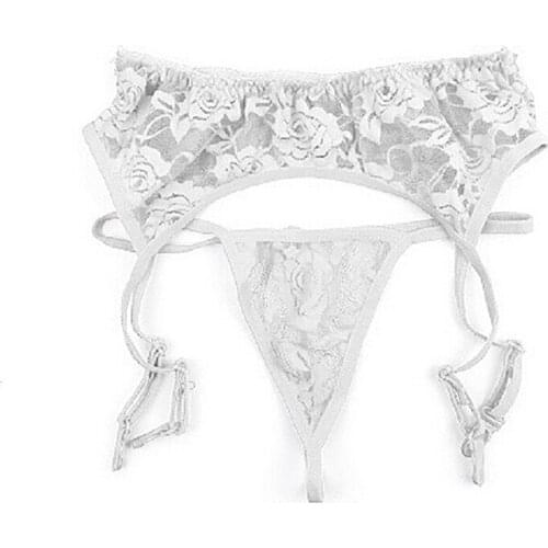 Rose Pattern Fashion Lace Ladies Womens Top Thigh-Highs Stockings within Temptation Suspender Garter Belt Transparent Socks