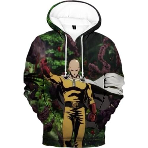New Anime One Punch Man 3D Print Hoodies Sweatshrits Men Women Kids Spring Autumn Sportswear Fashion Comic One Punch Man Clothes