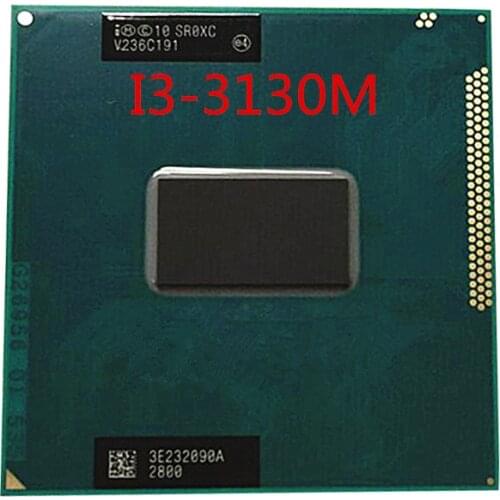 Free shipping CPU I3-3130M SR0XC I3 3130M SROXC 2.6G/3M I5 HM77
