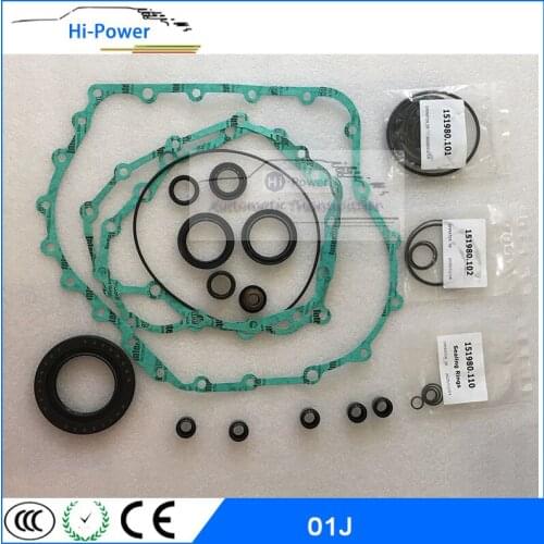 01J O1J Transmission Overhaul Seal Rebuild Kit Gasket for Audi A4 A6 B7 C5 CVT Auto Trans Repair Kit Rubber Ring Oil Seal
