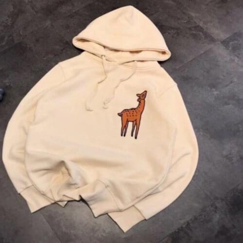 Overdrive Itself Cute Hoodie Oversized Cotton Sweatshirt Europe and America Clothing Style Designer Sportswear Pocket Fashion