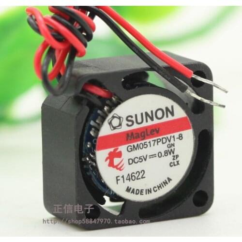 SUNON GM0517PDV1-8 GN DC 5V 0.8W 17x17x08mm Server Cooling Fan