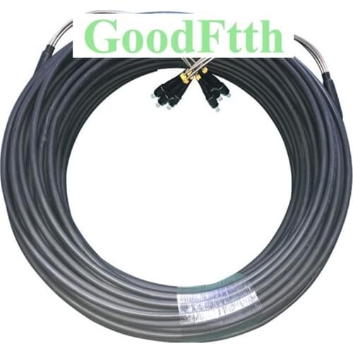 Tactical Field TPU Armoured armored Patch Cord FC-FC UPC SM 4 Cores GoodFtth 100-500m