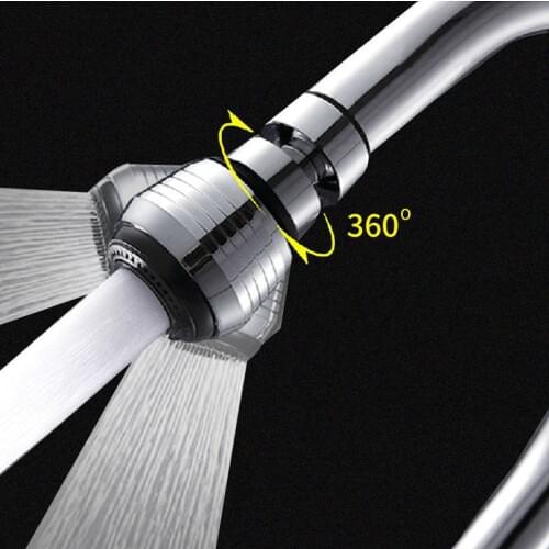 360 Rotate Swivel Water Saving Tap Splash Water Bubbler Water-saving Shower Head Aerator Diffuser Faucet Nozzle Filter Adapter