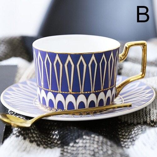 Top Grade Bone China Coffee Cup Creative European Tea Cup Set And Saucer Home Party Afternoon Tea Teacup Porcelain Nice Gift