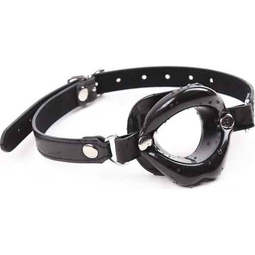 Adult Games Slave Silicone Lips O Ring Open Mouth Gag Oral Fetish Bdsm Bondage Restraints Erotic Sex Toys For Couples Products