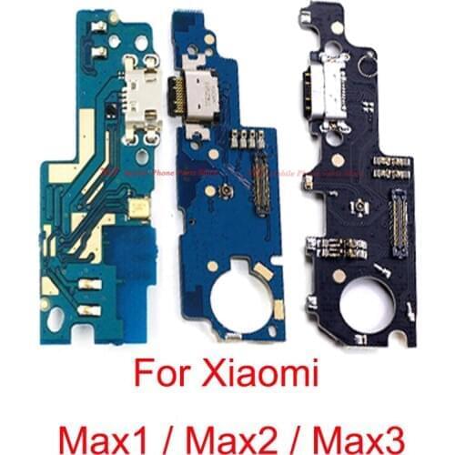 10 PCS New USB Charging Charger Port Connector Board Dock Flex Cable For Xiaomi Mi Mimax Mimax2 Mimax3 Max 1 2 3 Repair Parts