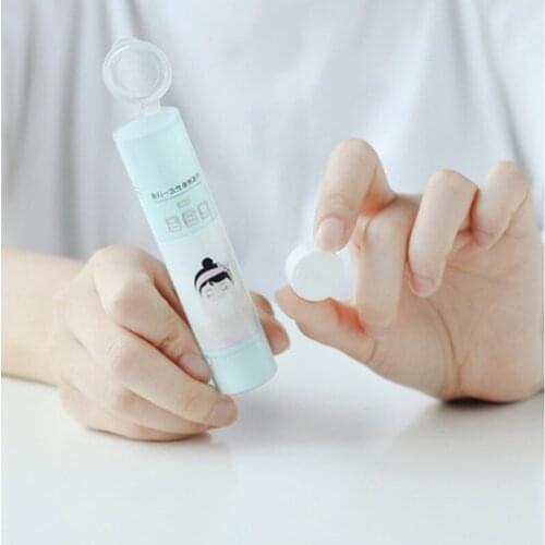 10 Pieces in Barrel Mini Non-woven Face Towels Disposable Compressed Towel Portable Travel Magic Towel WB669