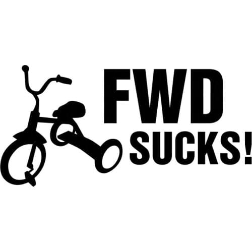 Car -covers 18*8.6CM FWD SUCKS Car Sticker Decal Fun Motorcycle Decorative Car Styling Accessories Car Styling Jdm