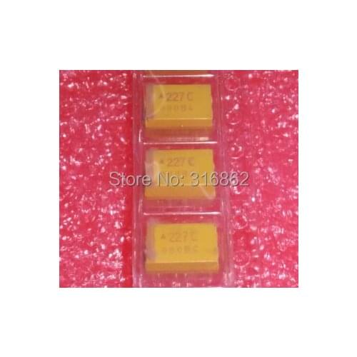 Free shipping 16V220UF 16V 220UF 227C size: E 7345 7345 SMD Tantalum capacitors diameter 20PCS/LOT ORIGINAL ROHS
