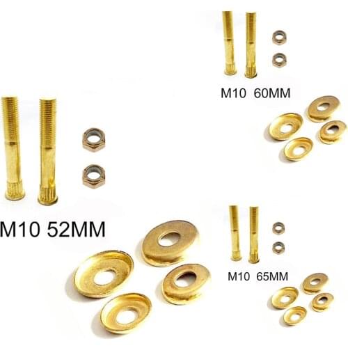 52mm 60mm 65mm Longobard Skateboard Hollow Truck kingpin with Bushing cup Surfboard Truck hardware