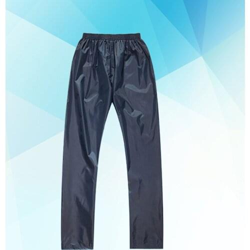 Double Layer Outdoor Cycling Pants Rainproof Waterproof Motorcycle Riding Rain Pants Fishing Trousers for Camping Hiking Climbin