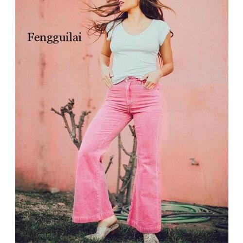 Fengguilai Women's Corduroy Trousers