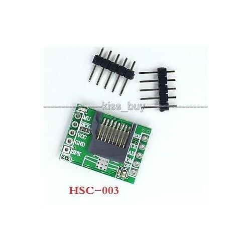 HSC-003 MP3 Serial Port Control Music Voice Module TF Card /U Disk Card Reader File Name