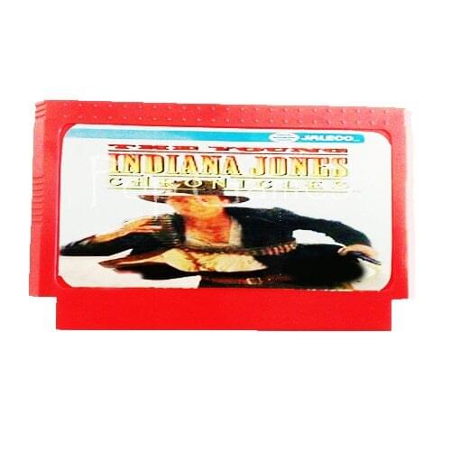Young Indiana Jones Chronicles 60 Pins Game Cartridge for 8 Bit Game Console Drop Shipping