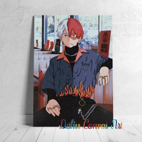 Anime Canvas My Hero Academia Pictures Home Decoration Paintings Poster HD Prints Wall Art Modular Living Room Framed