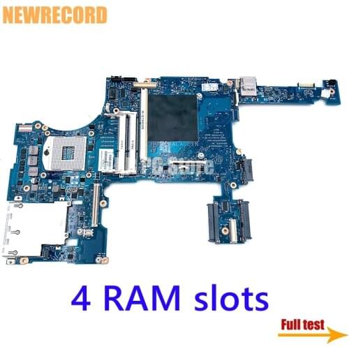 NEWRECORD For HP For Elitebook 8770W 8770P Laptop Motherboard 688746-001 688746-501 4 Ram slot DDR3 SLJ8A Main Board full test