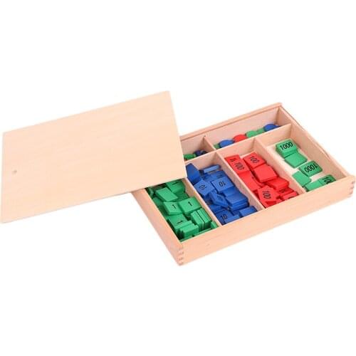 Colorful Montessori Stamp Set Math Learning Toy Early Educational Toys for Children