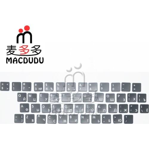 NEW For Macbook Pro Unibody A1278 A1286 A1297 RU keyboard Keys . 48pcs/Set Regular Keys