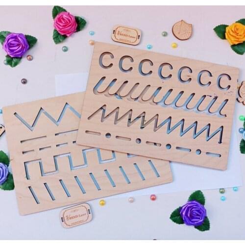 Educational Toy Wooden stencils for writing Montessori stencil Wooden Developing Hand kid craft