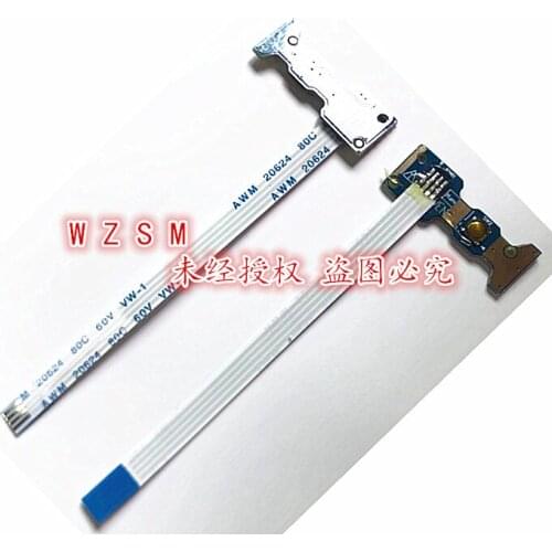 Original For Toshiba C660 C660D C665 C665D laptop Power Button Board with Cable switch Repairing Accessories LS-6841P