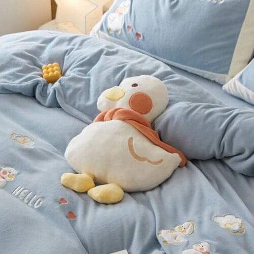 Bedhead Pillow подушка Cute INS Decoration Toys Duckling Small Dinosaur Sofa Comfortable Children Coax Sleeping Doll Home Decor