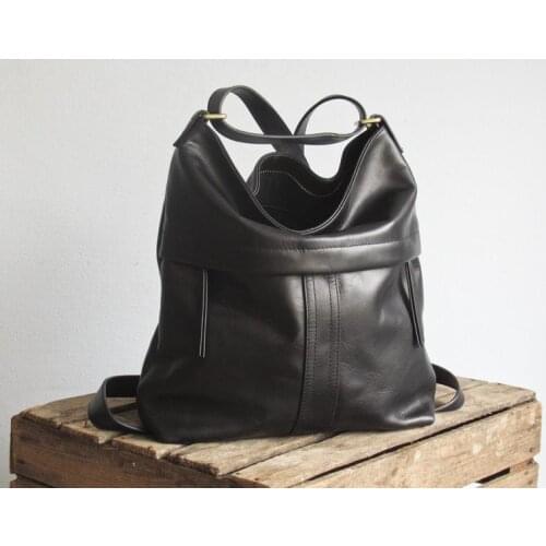 Luxury Soft Pu Crossbody Bag Retro Lady Big Shopper Purse Female Sac 2022 Vintage Oil Wax Leather Large Tote Women Shoulder Bags