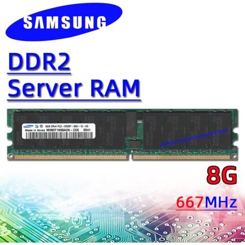 Samsung ddr2 8G 667MHz REG ECC Server Memory RAM PC2 5300P