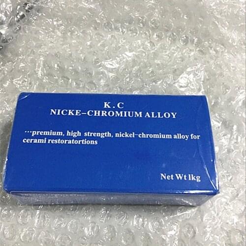 TOP ! 1 Boxes (1 KG) Dental Lab Material Nickel Chromium Base Ceramic Dental NiCr Alloy with Beryllium for Ceramic Crowns