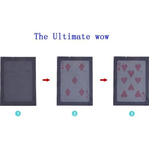 WOW 3.0 The Ultimate WOW Magic Tricks Special Card Magician Close Up Illusions Gimmick Props Mentalism Change Twice Card Magic
