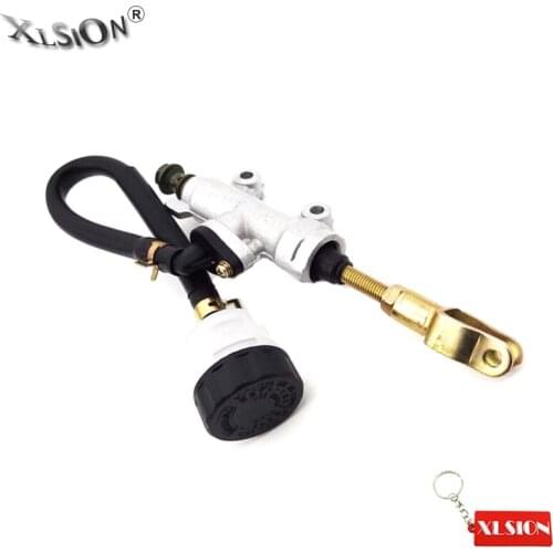 XLSION Rear Foot Brake Master Hydraulic Cylinder Pump With Reservoir For 50cc-250cc Chinese ATV Quad Taotao Coolster
