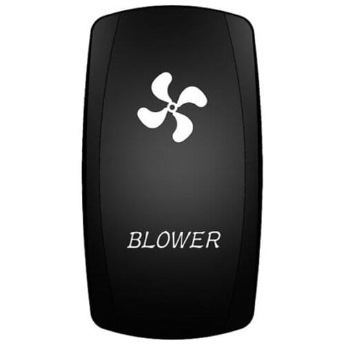 12-24V Car BLOWER 12V 20A Toggle Rocker Switch Blue LED Light 5Pin ON OFF